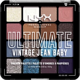 Bild på NYX Professional Makeup Ultimate Color Palette 16-Pan Vintage Jean Baby 01W