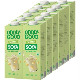 Bild på Oddlygood Sojadryck utan tillsatt socker 12 x 1 liter