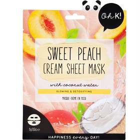 Bild på Oh K! Peach & Coconut Water Cream Sheet Mask 15 g