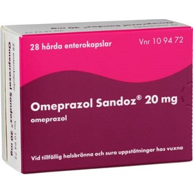 Bild på Omeprazol Sandoz, enterokapsel, hård 20 mg 28 st