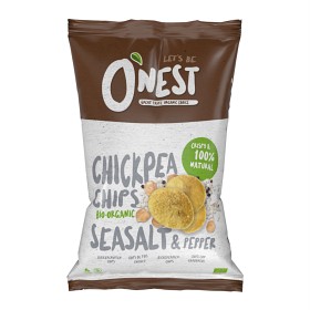 Bild på O'Nest Kikärtschips Salt & Peppar 75 g