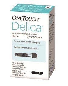 Bild på OneTouch Delica, lancetter, 0,32 mm (30G) 100 st