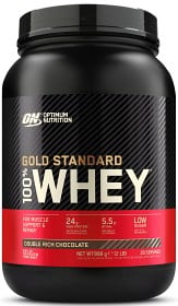 Bild på Optimum Nutrition 100% Gold Whey Standard Double Rich Chocolate 900 g