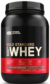 Bild på Optimum Nutrition 100% Gold Whey Standard Extreme Milk Chocolate 900 g