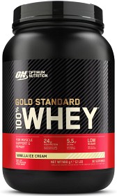 Bild på Optimum Nutrition 100% Gold Whey Standard Vanilla Ice Cream 900 g