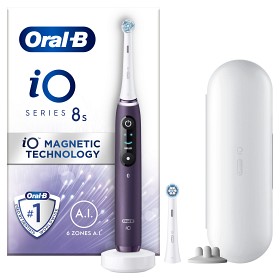 Bild på Oral-B iO 8S Violett Eltandborste med extra tandborsthuvud
