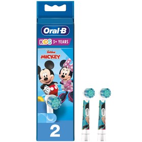 Bild på Oral-B Kids Cars/Mickey/Princess Extra Soft tandborsthuvud 3+ år 2 st