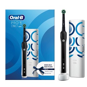 Bild på Oral-B Pro 1 750 Svart eltandborste + resefodral