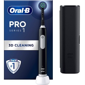 Bild på Oral-B Pro 1 eltandborste Svart resefordral