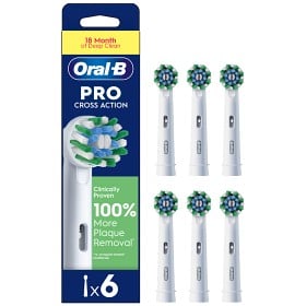 Bild på Oral-B Pro Cross Action borsthuvuden 6 st
