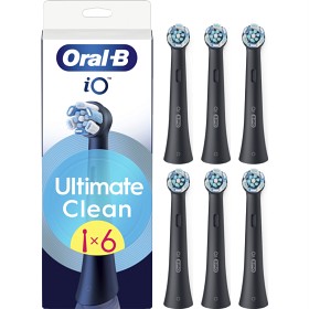 Bild på Oral-B iO Ultimate Clean tandborsthuvuden, Svart, 6 st