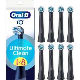 Bild på Oral-B iO Ultimate Clean tandborsthuvuden, Svart, 8 st