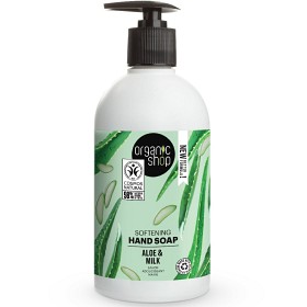 Bild på Organic Shop Hand Soap Aloe & Milk 500 ml