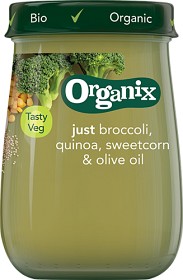 Bild på Organix Broccoli, Majs, Quinoa & Olivolja 190 g
