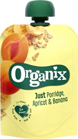 Bild på Organix Gröt, Aprikos & Banan Klämpåse 100 g