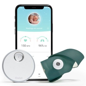Bild på Owlet Smart Sock 3 Babylarm (Deep Sea Green)