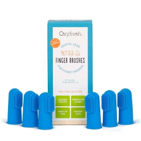 Bild på Oxyfresh Premium Pet Toothbrush Set fingerborstar 6 st