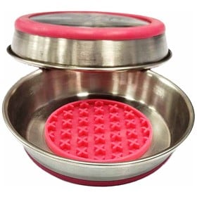 Bild på Ozami Cat Bowl Slowfeeder Pink 290 ml