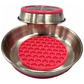 Bild på Ozami Cat Bowl Slowfeeder Pink 500 ml