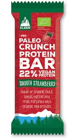Bild på Kleen Paleo Crunch Protein Bar Smooth Strawberry 47 g
