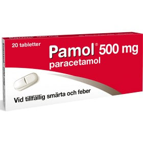 Bild på Pamol, filmdragerad tablett 500 mg 20 st