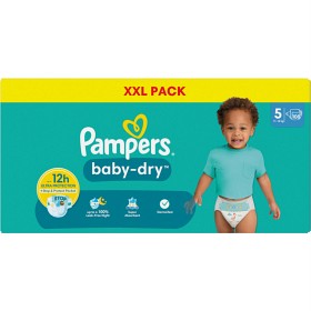 Bild på Pampers Baby-Dry Blöjor, storlek 5, 108 blöjor, 11kg-16kg
