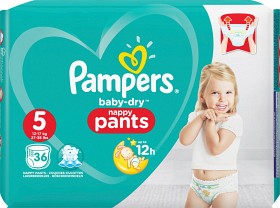 Bild på Pampers Baby-Dry Nappy Pants S5 12-17 kg 36 st