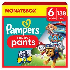 Bild på Pampers Baby-Dry Pants Paw Patrol Storlek 6 (14-19 kg) 138 st