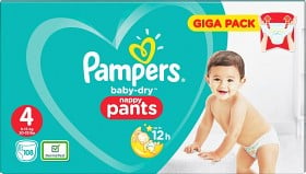 Bild på Pampers Baby-Dry Pants S4 9-15 kg 108 st