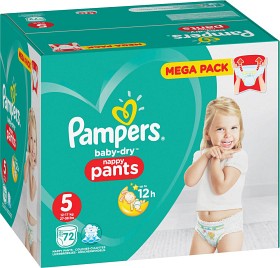 Bild på Pampers Baby-Dry Nappy Pants S5 12-17 kg 72 st