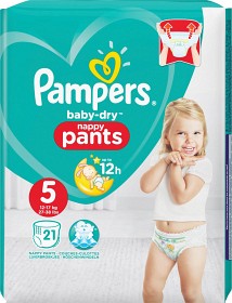 Bild på Pampers Baby-Dry Nappy Pants S5 12-17 kg 21 st