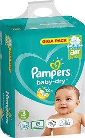Bild på Pampers Baby-Dry S3 6-10 kg 152 st