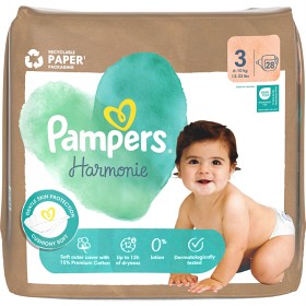 Bild på Pampers Harmonie Blöjor storlek 3 (6kg-10kg) 28 blöjor