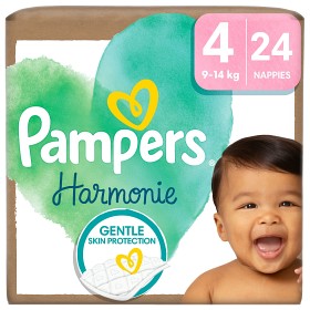 Bild på Pampers Harmonie Blöjor storlek 4 (9kg-14kg) 24 blöjor