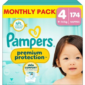 Bild på Pampers Premium Protection Nappies Storlek 4 (9-14 kg), 174 st