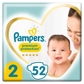 Bild på Pampers Premium Protection blöjor S2 4-8 kg 52 st