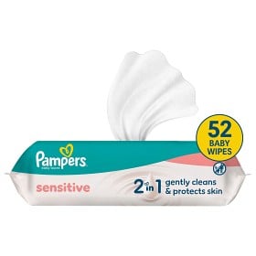 Bild på Pampers Sensitive Tvättservetter 52 st