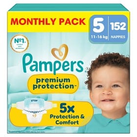 Bild på Pampers Premium Protection Nappies Storlek 5 (11-16kg) 152 st