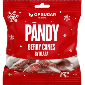 Bild på Pändy Candy Berry Canes by Klara 50 g