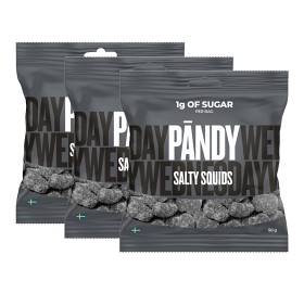 Bild på Pändy Candy Salty Squids 3 st (3 x 50 g)