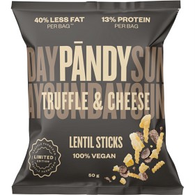 Bild på Pändy Lentil Sticks Truffle & Cheese 50 g