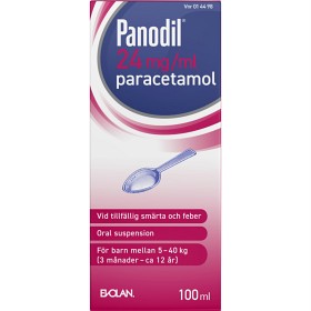 Bild på Panodil, oral suspension 24 mg/ml 100 ml