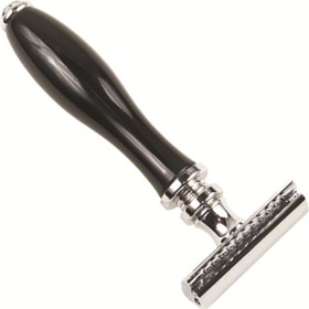 Bild på Parker Shaving 111B Black Resin Handle 3 Piece Safety Razor