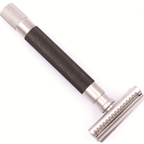 Bild på Parker Shaving 55SL-GR Semi-Slant 3 Piece Safety Razor Graphite