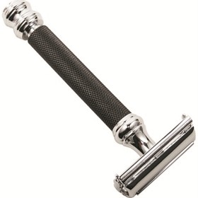 Bild på Parker Shaving 76R Ultra Heavyweight Black & Chrome Handle Buterfly Open Safety Razor