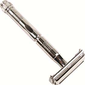 Bild på Parker Shaving 90R High Lustre Elegant Nickel Butterfly Open Safety Razor