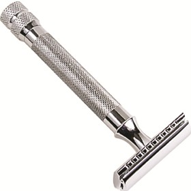 Bild på Parker Shaving 91R Heavyweight Textured Chrome Grip 3 Piece Safety Razor