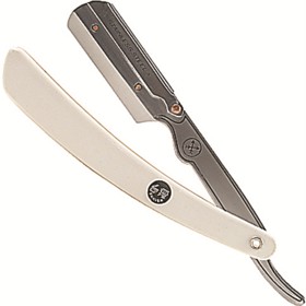 Bild på Parker Shaving SRW/34R White ABS Handle Clip Type Barber/Straight Razor