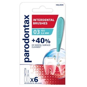 Bild på Parodontax Mellanrumsborste 0,6 mm 6-pack
