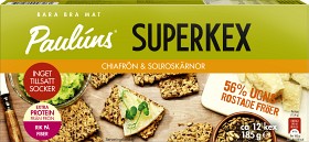 Bild på Paulúns Superkex Solrosfrön & Chiafrön 185 g